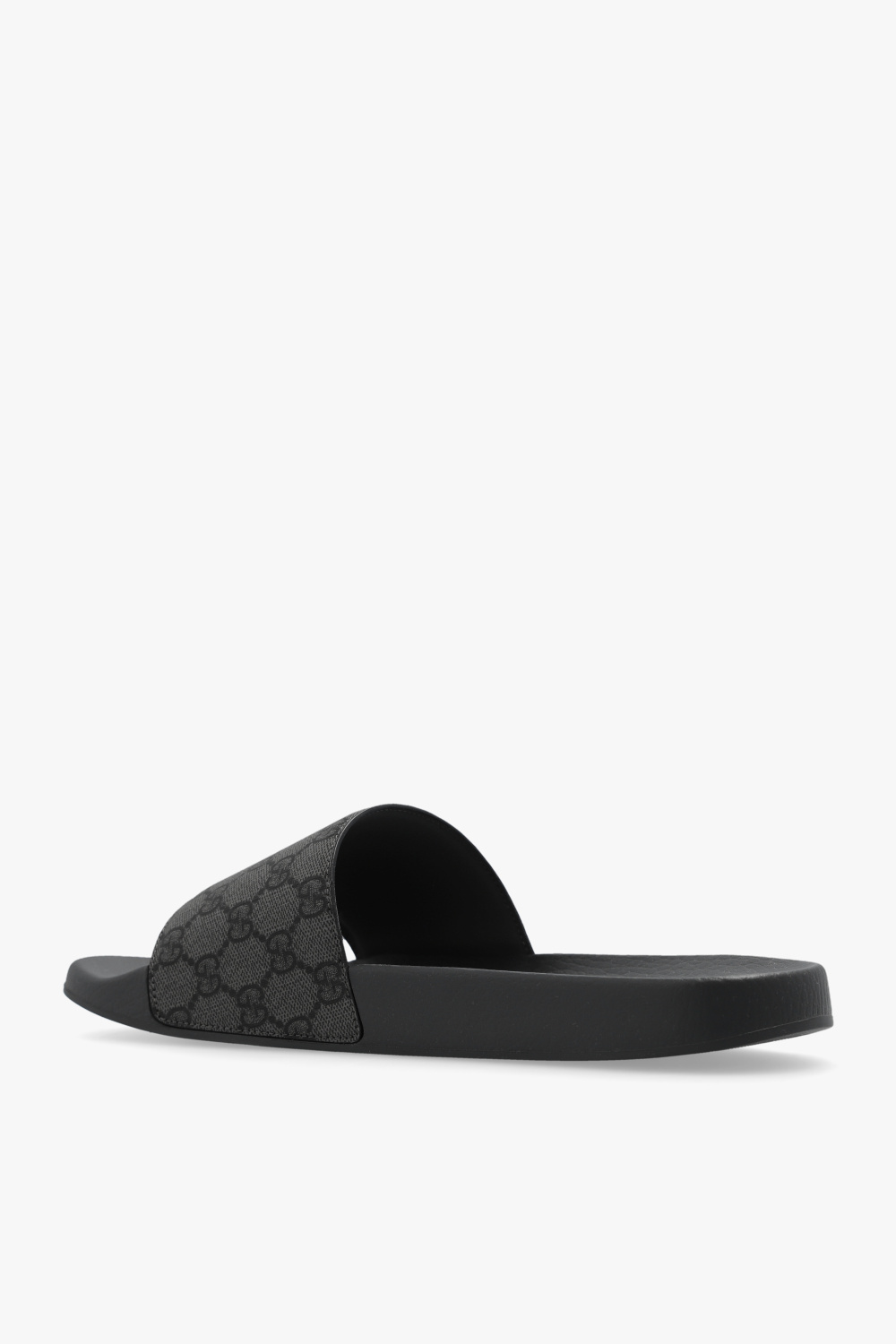 Black and sale white gucci slides